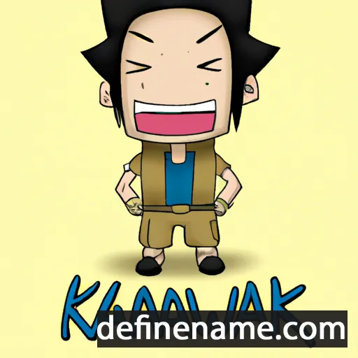 cartoon of the name Karonhyawake