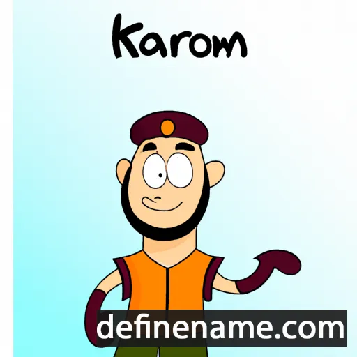 Karoun cartoon