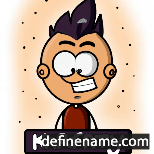 cartoon of the name Karteriy