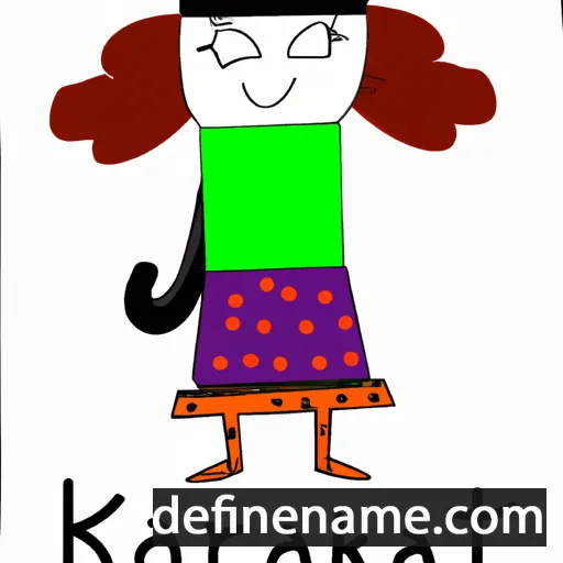 cartoon of the name Kartoka