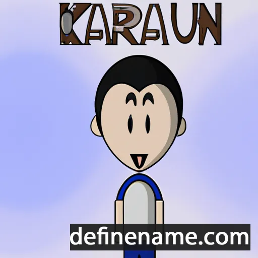 cartoon of the name Karún