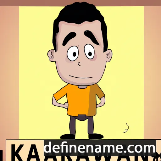 cartoon of the name Karwan