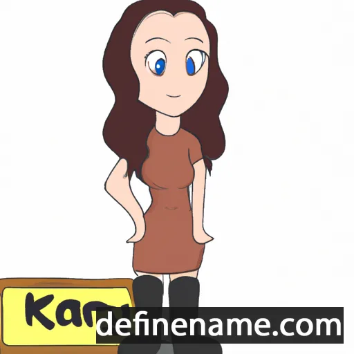 cartoon of the name Karyl