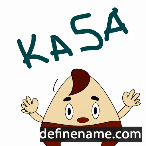 cartoon of the name Kasa