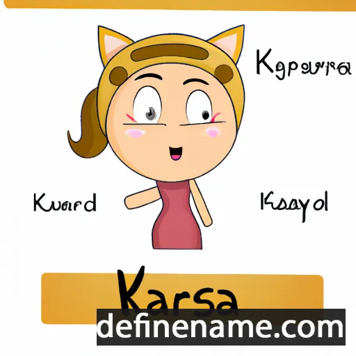 cartoon of the name Kasara