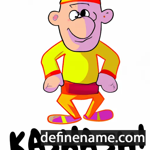 cartoon of the name Kashar