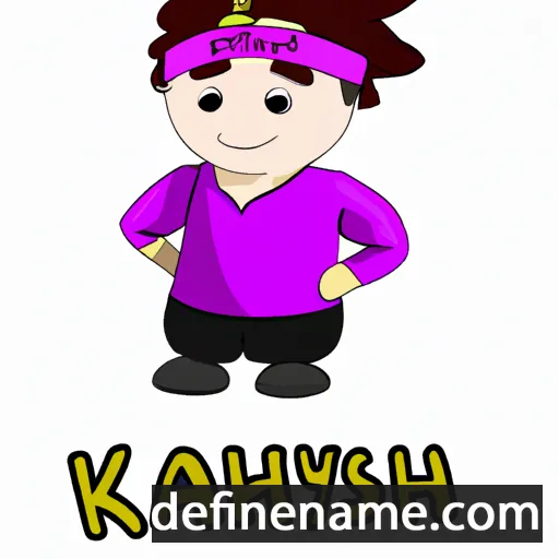 cartoon of the name Kashtyn