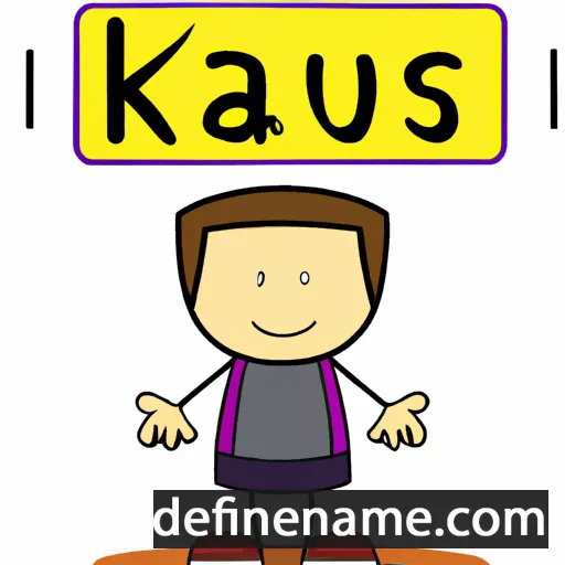 cartoon of the name Kasius