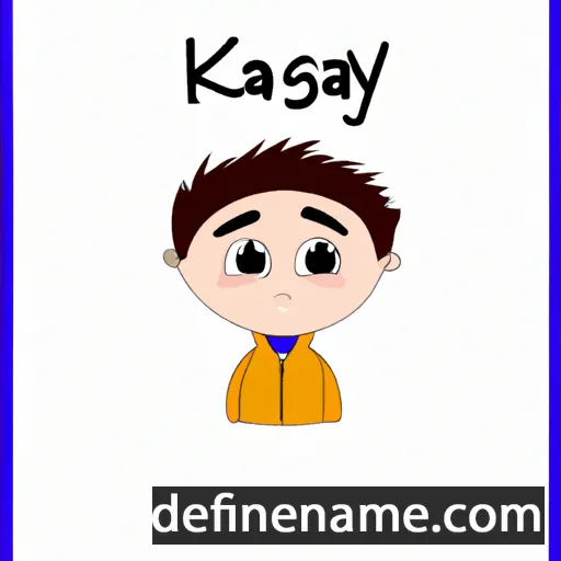 cartoon of the name Kasiy