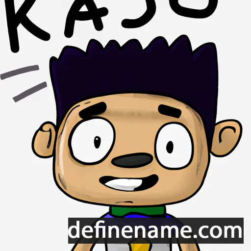 cartoon of the name Kássio