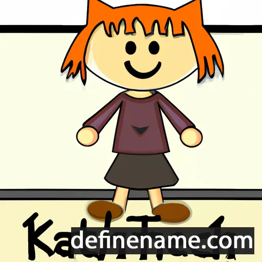 cartoon of the name Kätchen