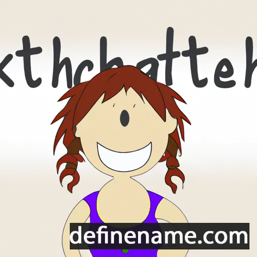 cartoon of the name Käthchen