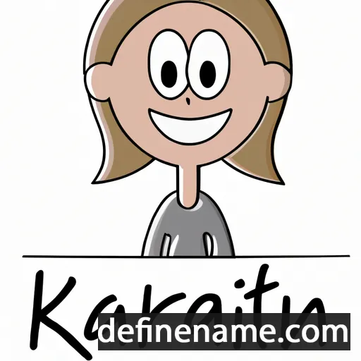 cartoon of the name Kätrin