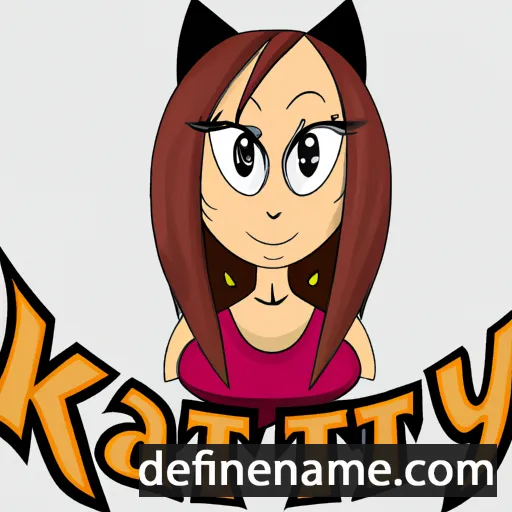 cartoon of the name Kätty