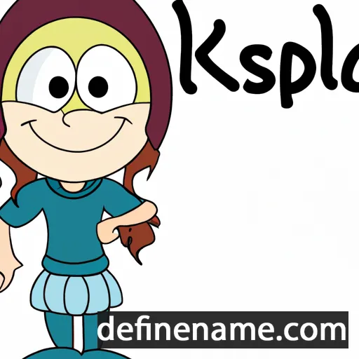 cartoon of the name Kaspela