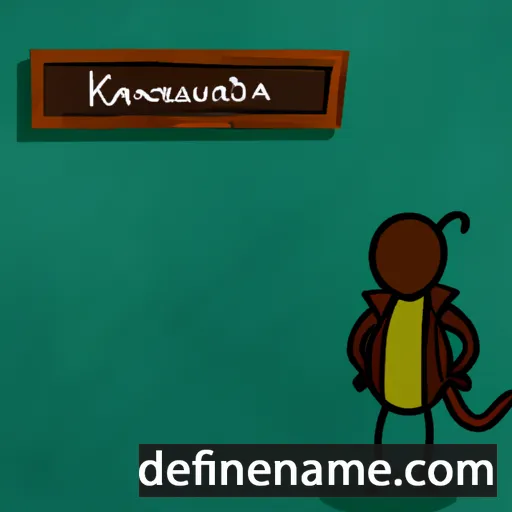 cartoon of the name Kassaundra