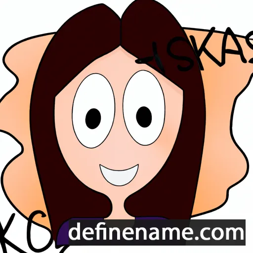 cartoon of the name Kassi