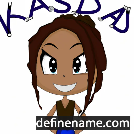 cartoon of the name Kassidi