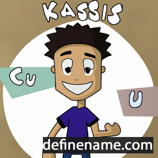 cartoon of the name Kassius