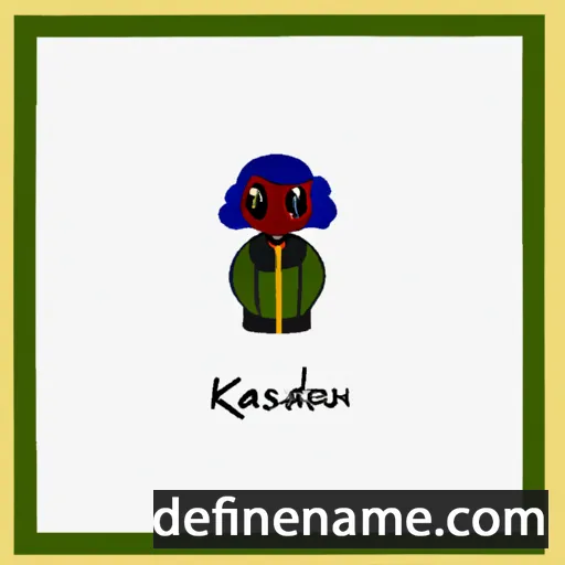 cartoon of the name Kassondra