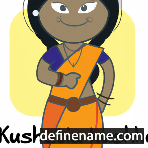 cartoon of the name Kasthuri