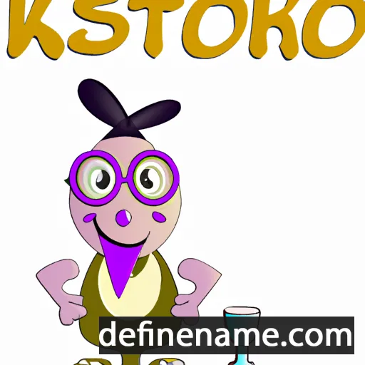 cartoon of the name Kastori