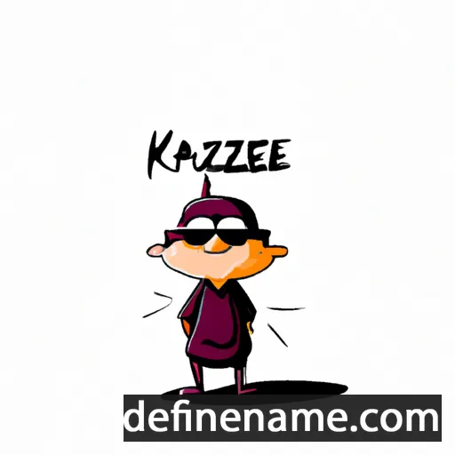 cartoon of the name Kaszmere