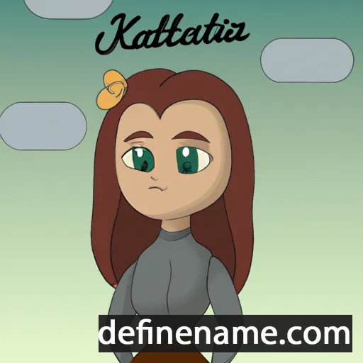 cartoon of the name Katalina