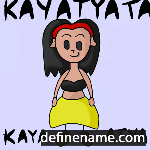 Katanya cartoon