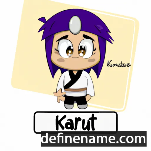 cartoon of the name Kataru