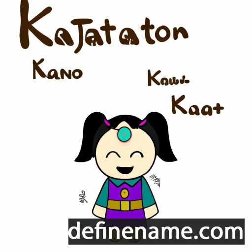 cartoon of the name Katayoon