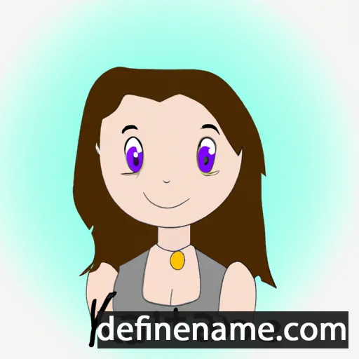 cartoon of the name Kateanne