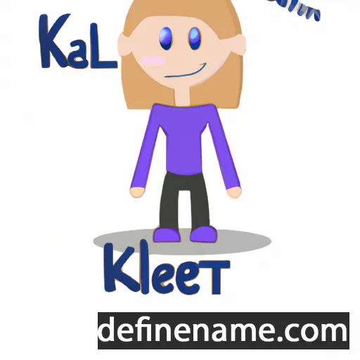 cartoon of the name Katelen