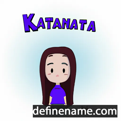 cartoon of the name Katerína