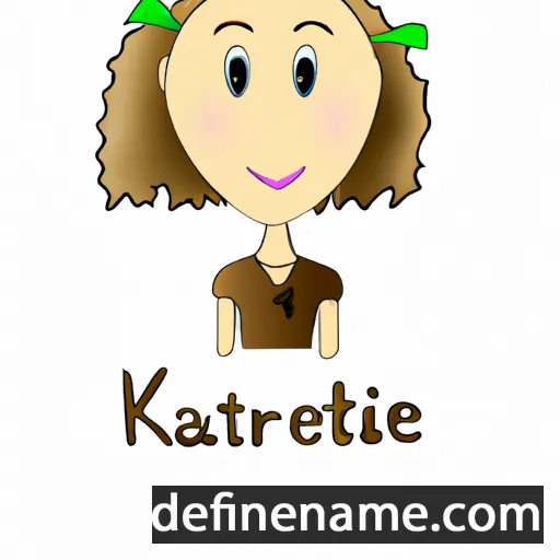 cartoon of the name Katerine