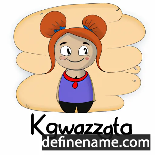 cartoon of the name Katerzyna