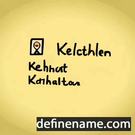 cartoon of the name Kathaleen