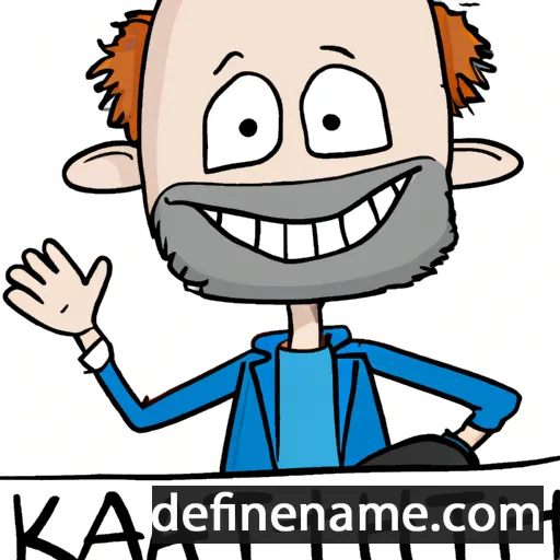 cartoon of the name Kathl