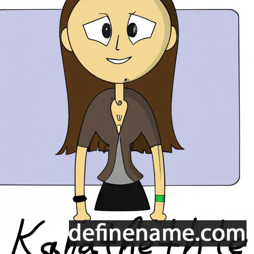 cartoon of the name Kathrene