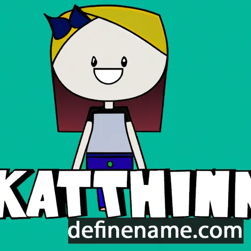 cartoon of the name Katlynn