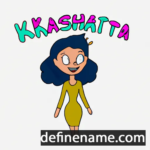 cartoon of the name Katresha