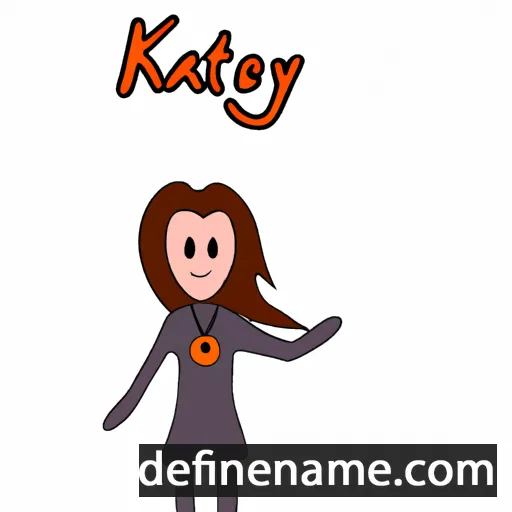 cartoon of the name Katrey