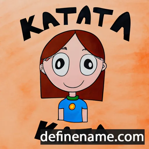 cartoon of the name Katrína