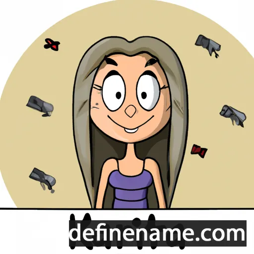 cartoon of the name Katrina