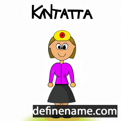 cartoon of the name Katrinka