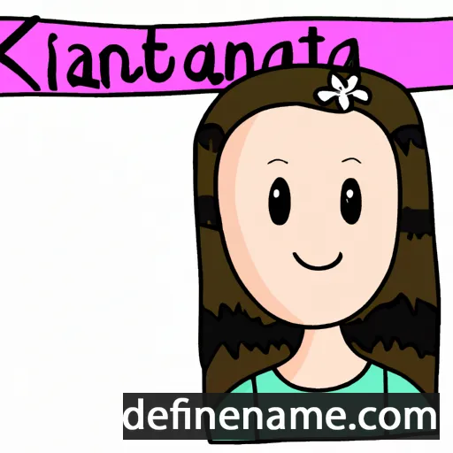 cartoon of the name Katrinna