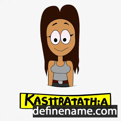 cartoon of the name Katrisha