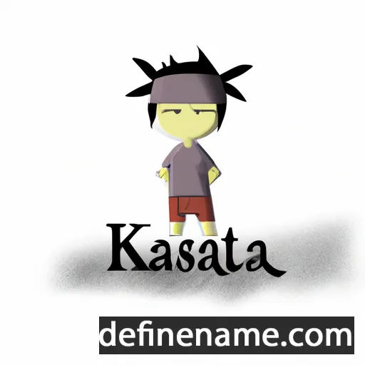 cartoon of the name Katsuaki