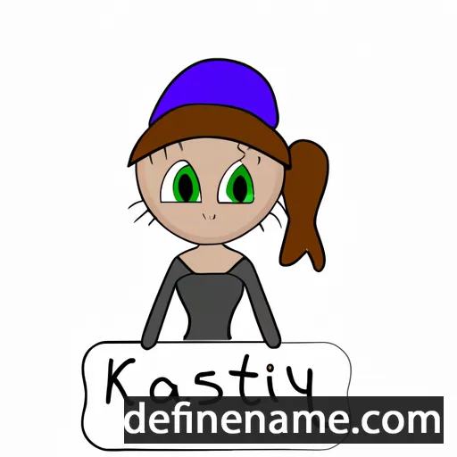 cartoon of the name Katsy