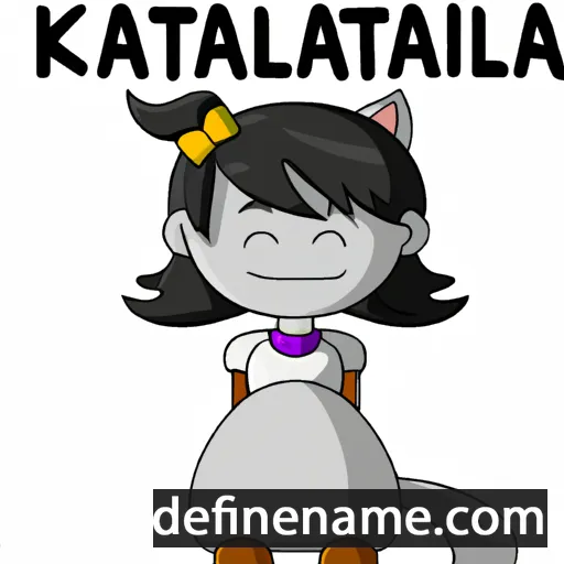 cartoon of the name Kattaleia